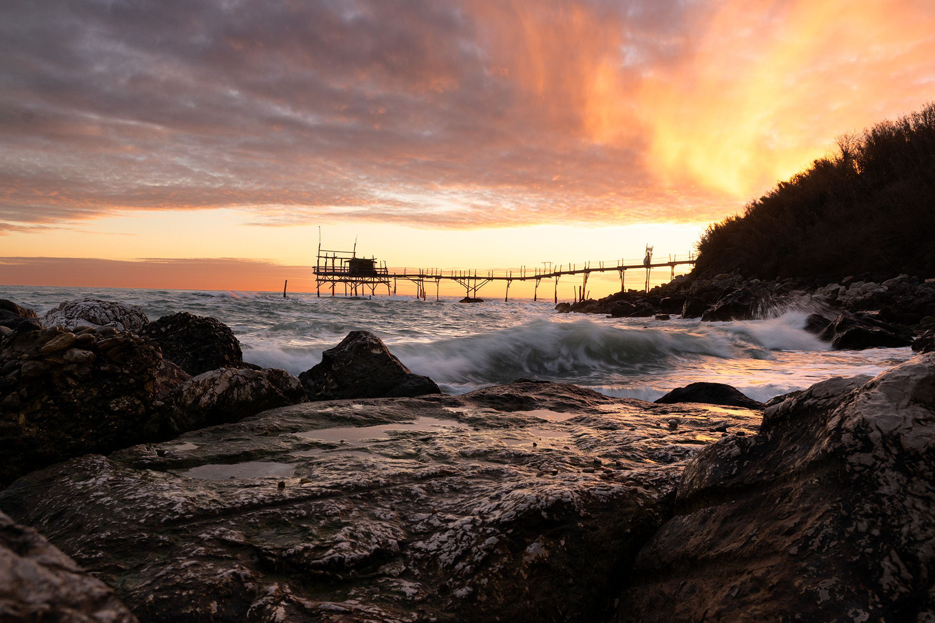 Alba sul Trabocco Turchino, Marina di San Vito (CH)