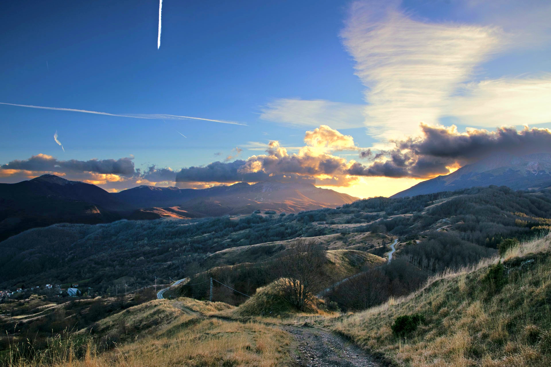 Tramonto sul Passo della Scalucchia (RE)