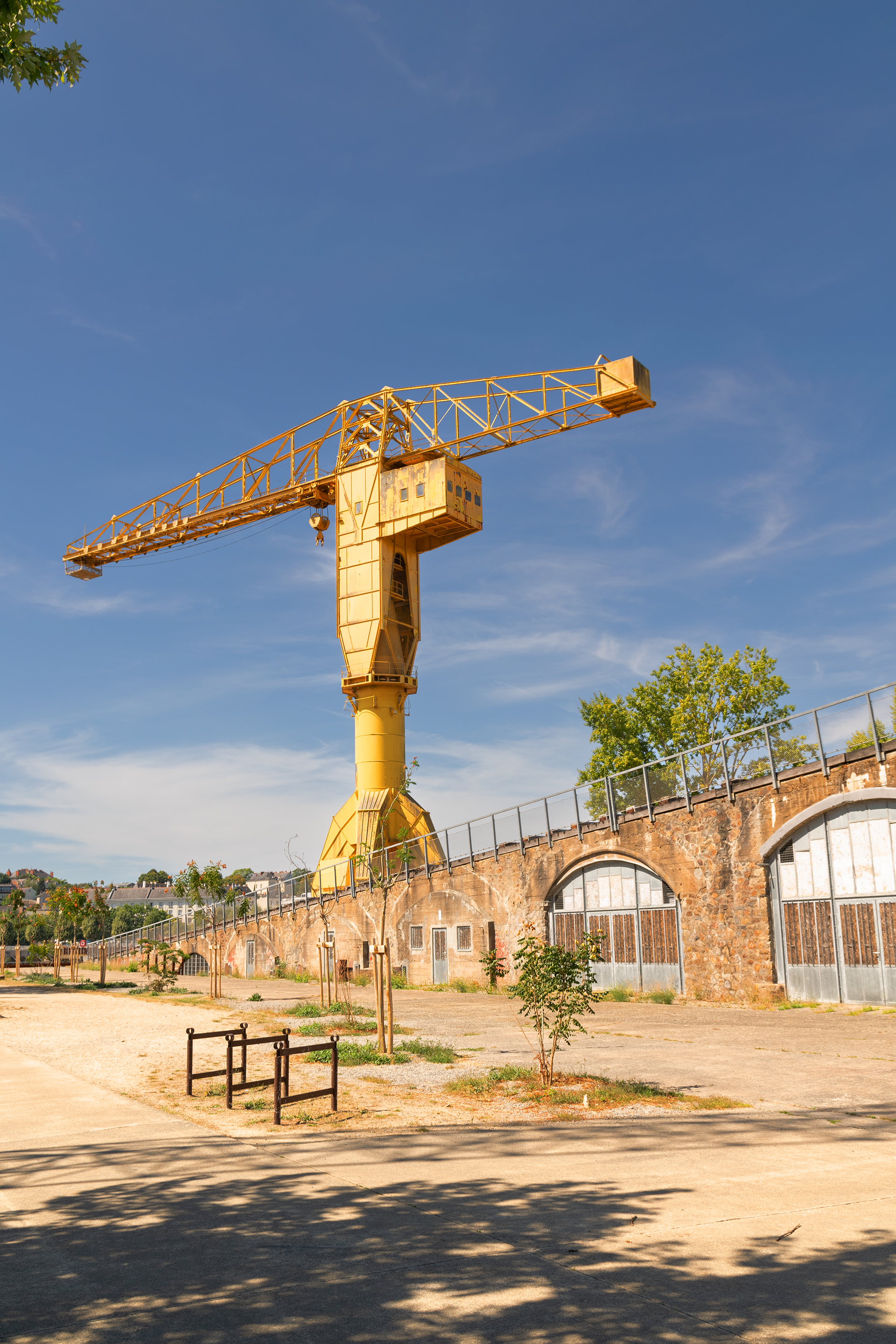La grue jaune, Nantes, Francia, agosto 2025