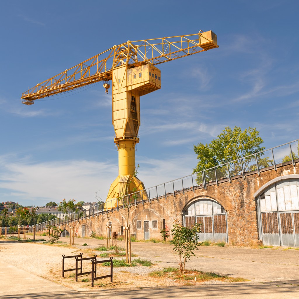 La grue jaune, Nantes, Francia, agosto 2025